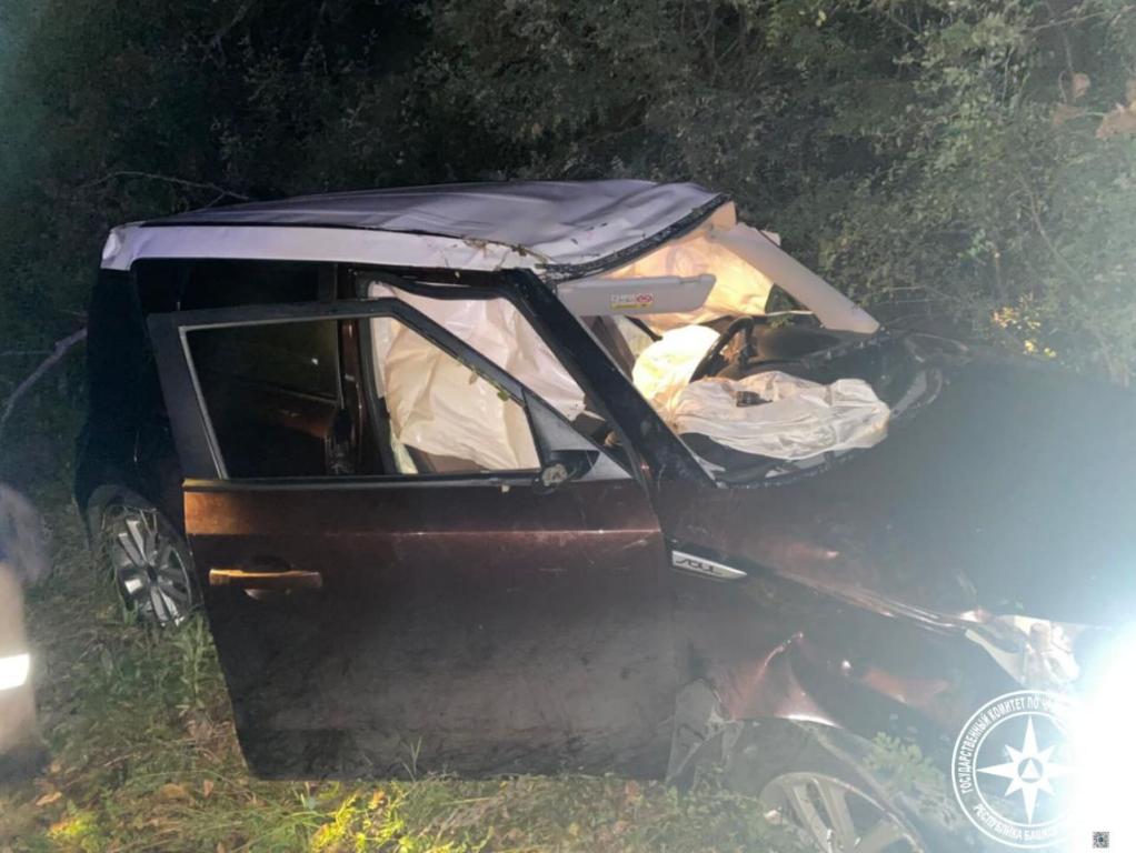 26-летняя девушка пострадала в ДТП с перевертышем в Башкирии