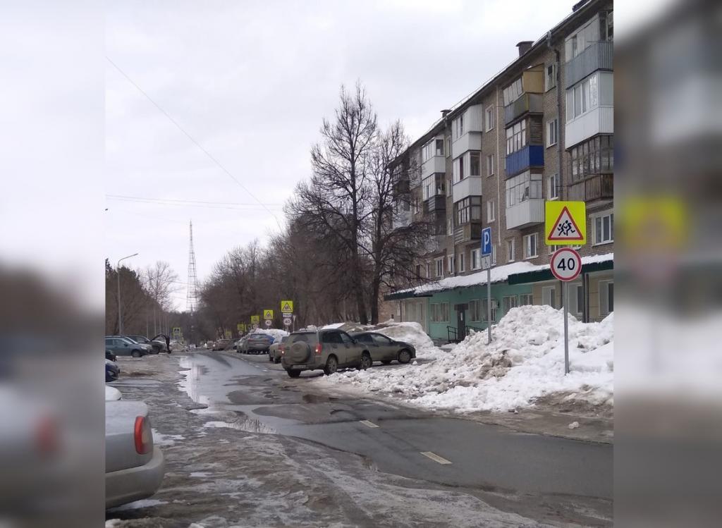 В Уфе появилась улица, на которой установлено 80 знаков дорожного движения