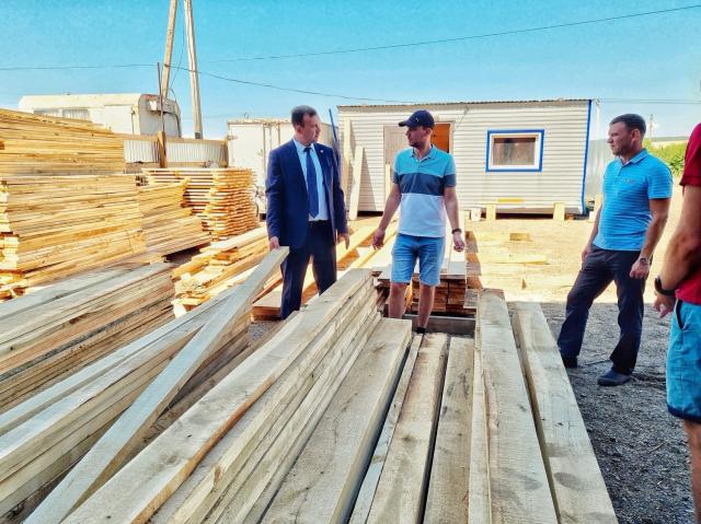 В Чишминском районе открыли пилораму