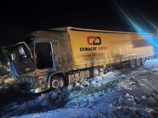 В Башкирии вес затонувшей на переправе фуры превышал допустимый в несколько раз