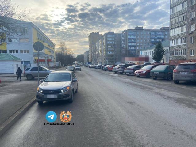 Уфимец на «Приоре» сбил перебегавшего дорогу пешехода