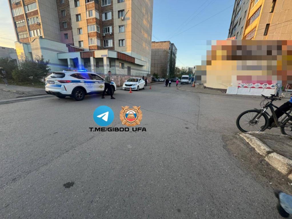 Иномарка сбила 8-летнюю школьницу в Уфе