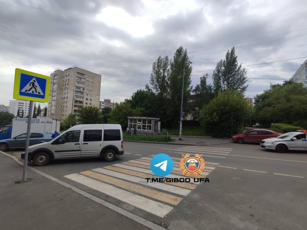 В Уфе иномарка сбила 15-летнюю девочку на «зебре»