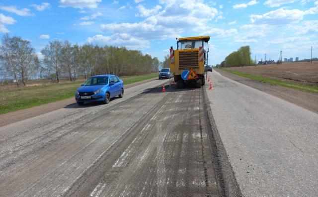 В Башкирии начали ремонтировать трассу Стерлитамак — Раевский