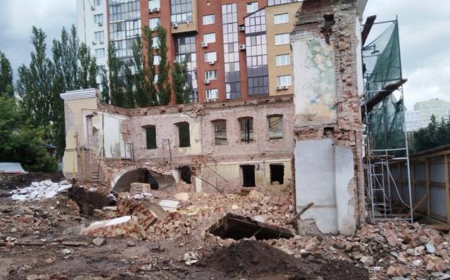 Историческая усадьба Душиных обрушилась в Уфе