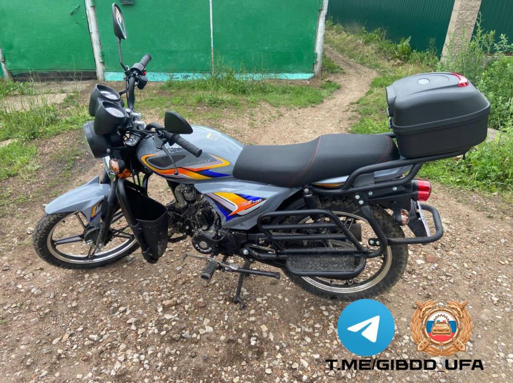 В Уфе задержали 16-летнего водителя мопеда