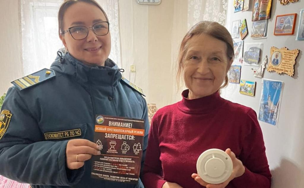 Пожарные извещатели с GSM начнут бесплатно выдавать еще в четырех районах Башкирии