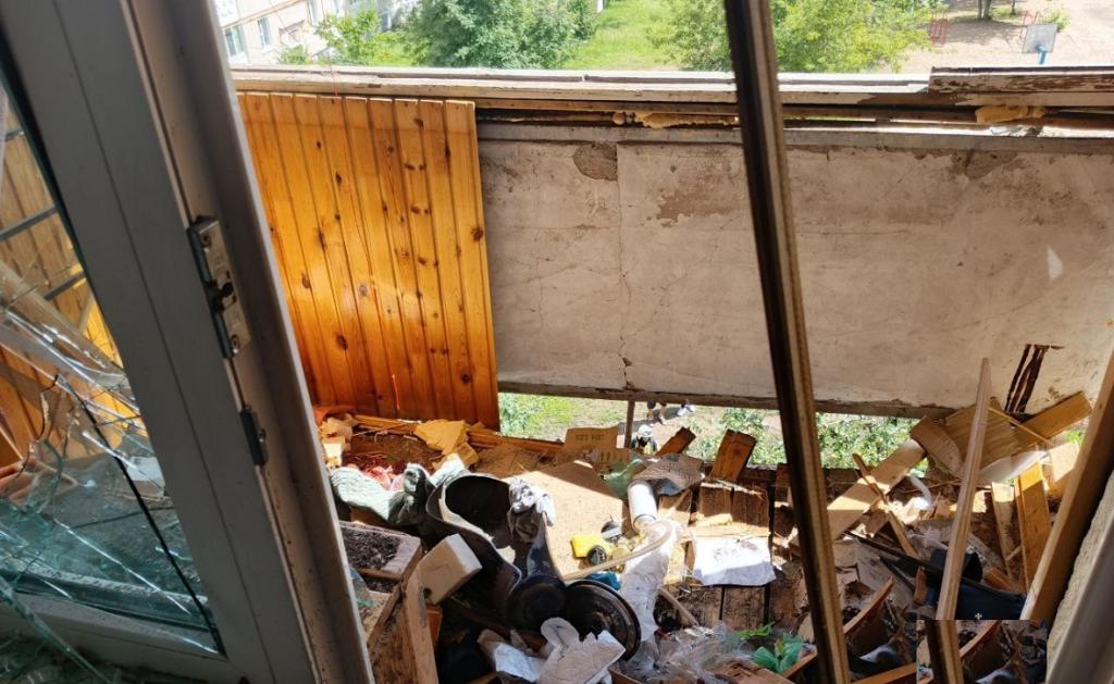 В Уфе квартиру разнесло взрывом баллона