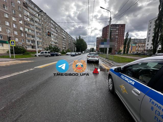 В уфимском Сипайлово автоледи на иномарке сбила пенсионерку