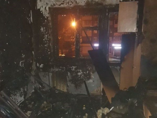 В Уфе при пожаре погиб мужчина