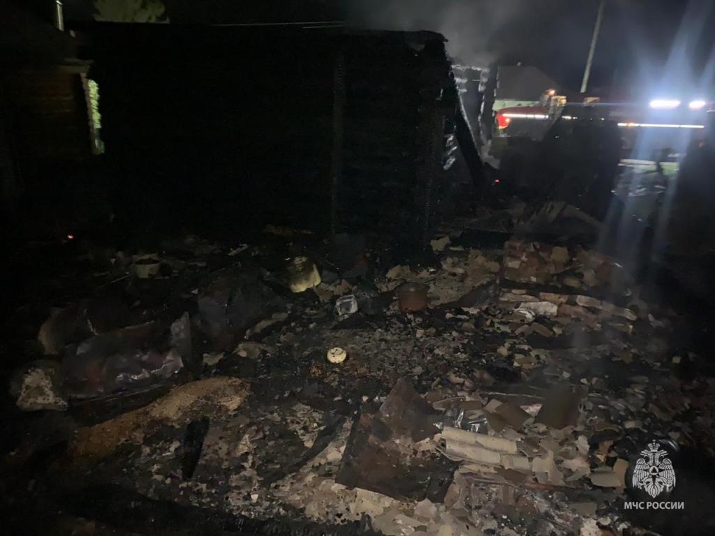 В Башкирии при пожарах за сутки погибли двое мужчин