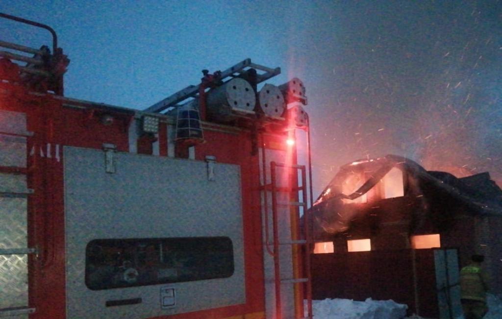 В Башкирии ночной пожар унес жизнь 63-летней женщины