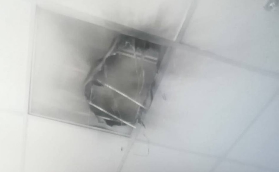 В Учалах произошел пожар в ТЦ «Евразия»