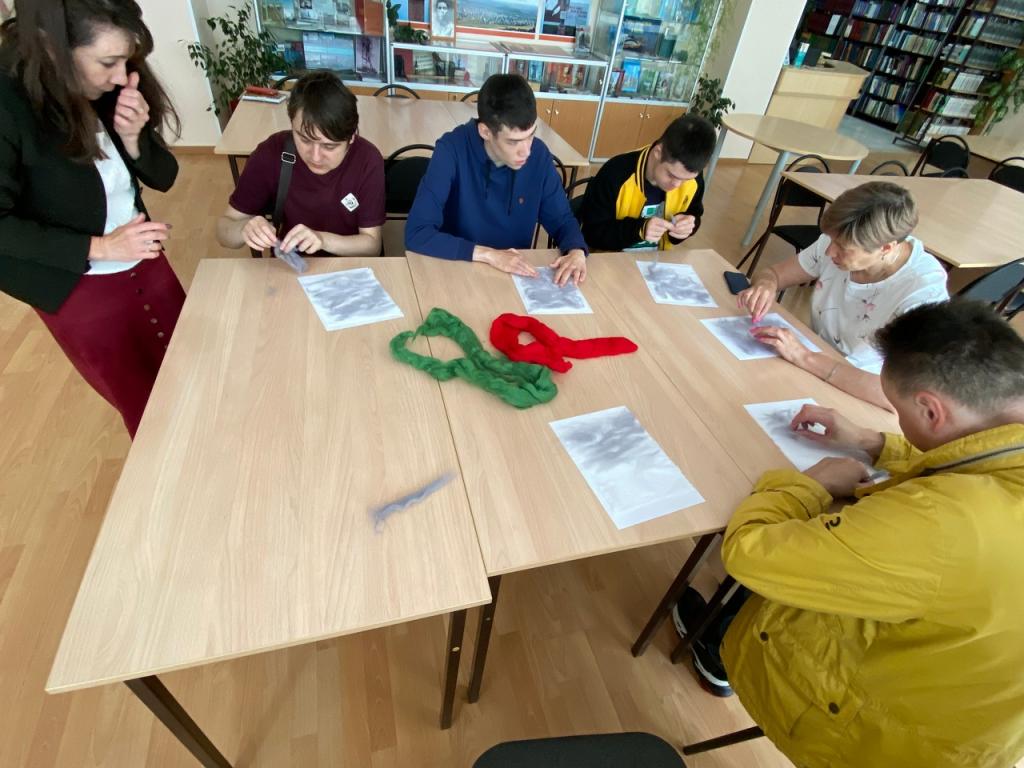 В Башкирии прошел мастер-класс по шерстяной живописи