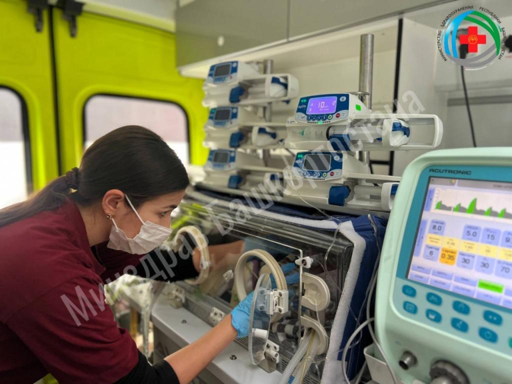 Санавиация доставила в Уфу новорожденных двойняшек