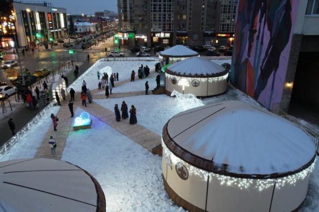 В Уфе открыли этно-деревню с арт-объектами