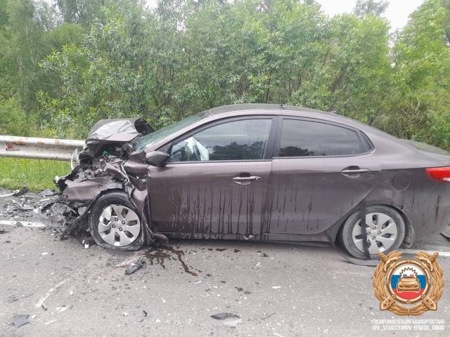 Четыре человека пострадали в ДТП на трассе в Башкирии