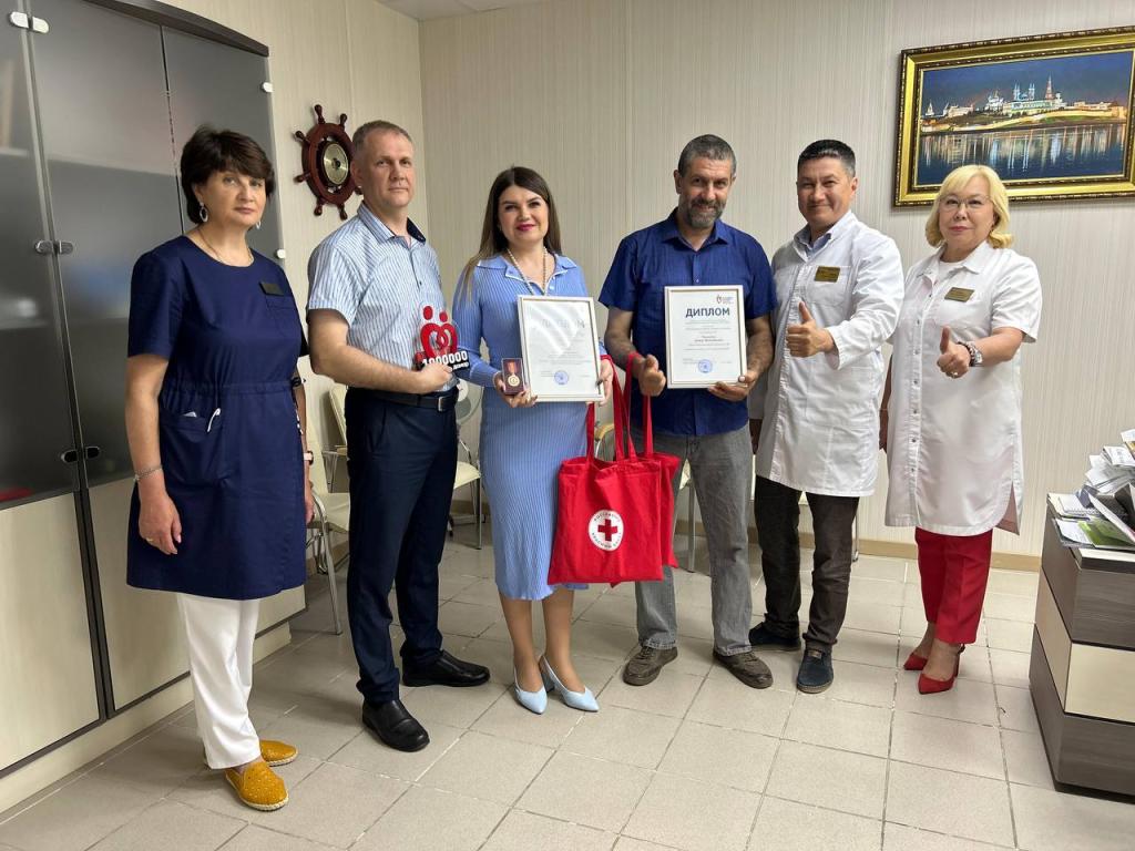 Уфимец стал миллионным донором крови