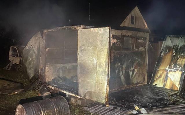 В сгоревшем вагончике под Уфой нашли труп мужчины