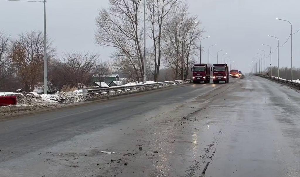 В Уфе запустили движение транспорта по Шакшинскому мосту