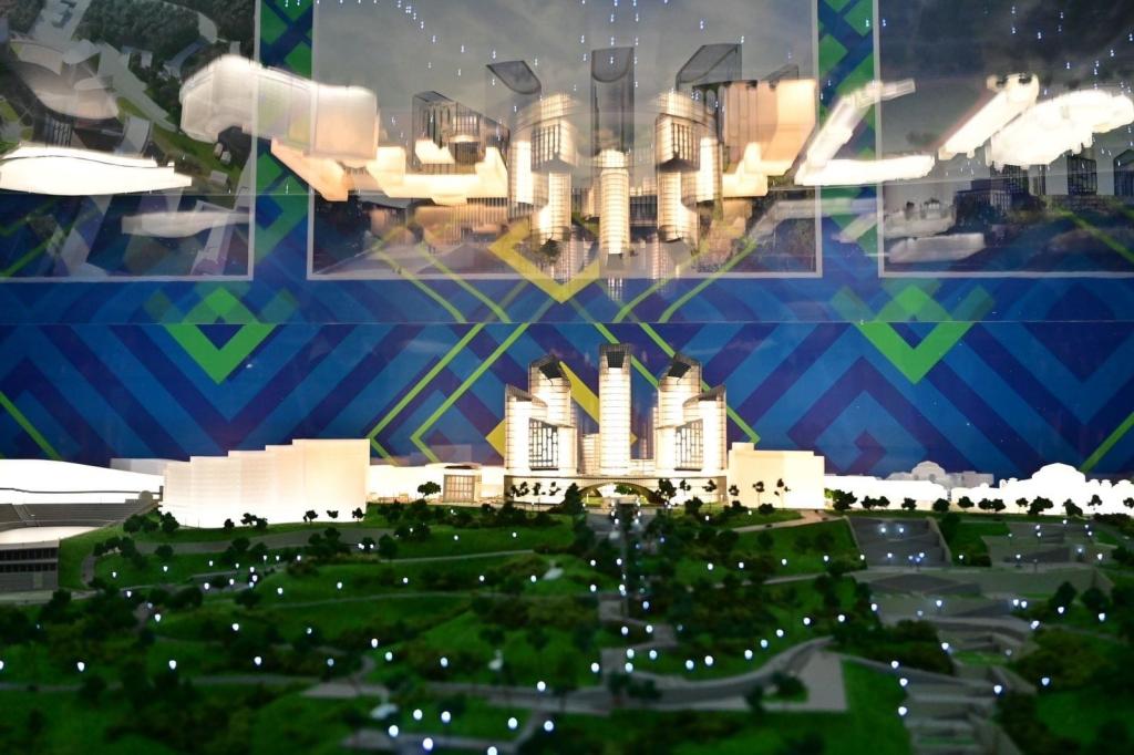 Семь башен главного здания Межвузовского кампуса в Уфе получат имена великих ученых