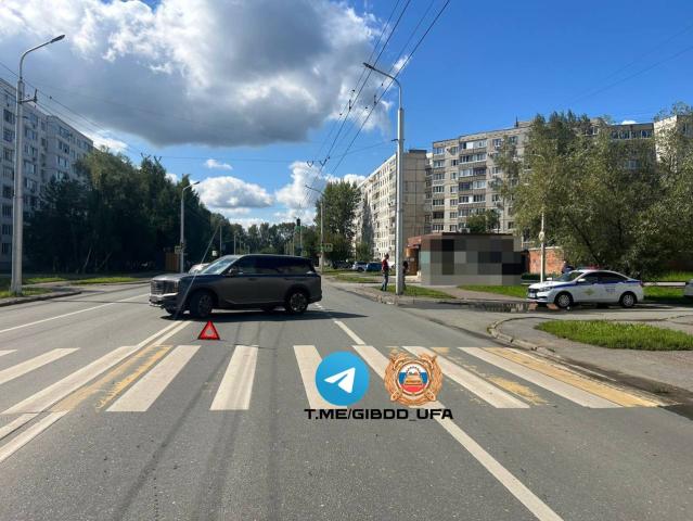Две иномарки столкнулись в Уфе на улице Мушникова, есть пострадавший