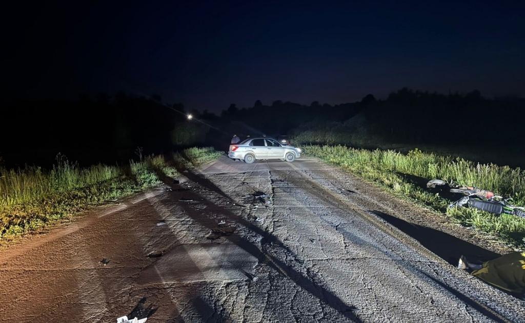 Один подросток погиб и один тяжело пострадал в столкновении мотоциклов в Башкирии