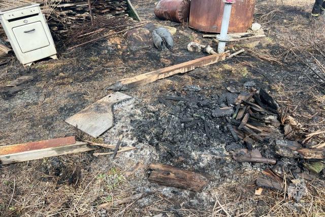 Мужчина пострадал при попытке потушить пожар на садовом участке в Башкирии