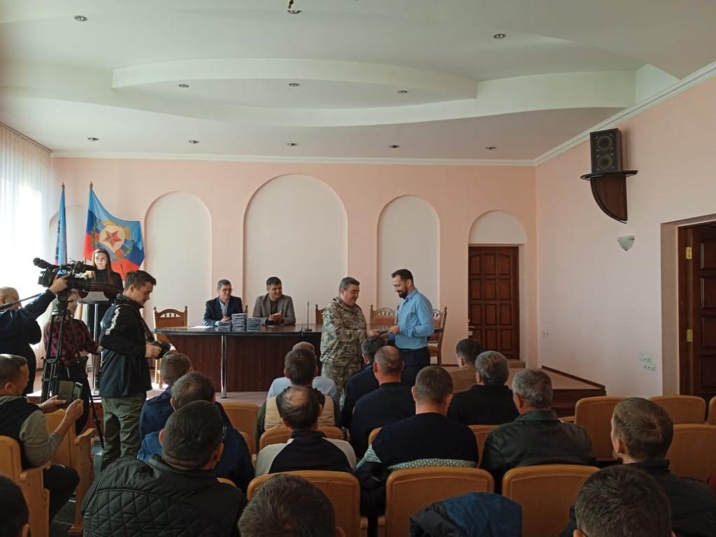 Жителя Белорецка наградили в Луганской народной республике