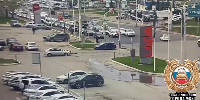 14-летний водитель электросамоката пострадал в аварии в Уфе