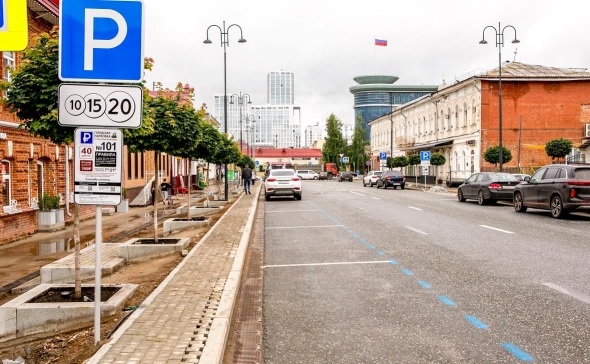 Уфимцы заплатили за платные парковки за месяц 3 млн рублей