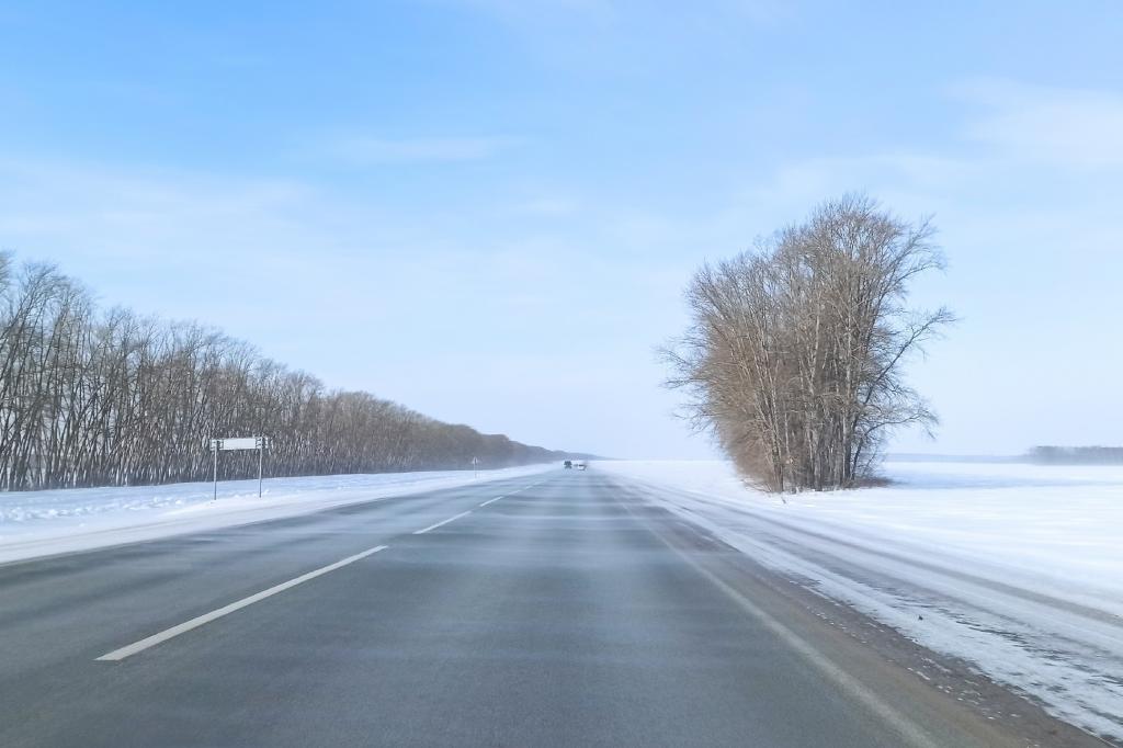 В Башкирии на трассе при морозе в -40 °С заглох автобус с 39 пассажирами