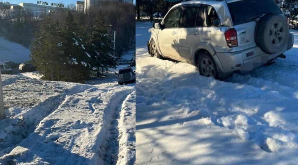В Уфе столкнулись фура и внедорожник