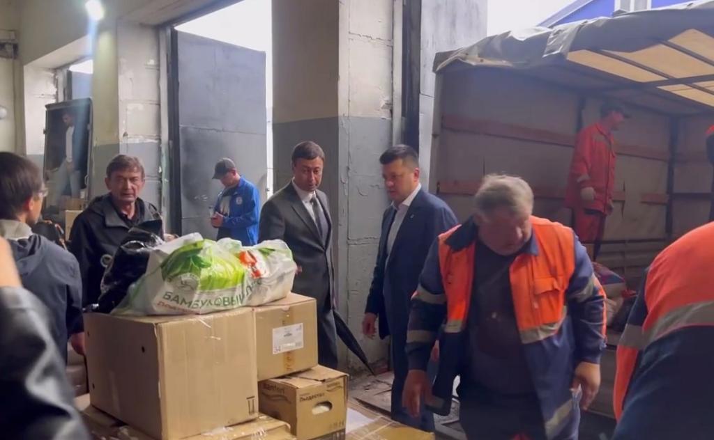 В Уфе менее чем за сутки собрали 40 тонн гуманитарки для Курской области