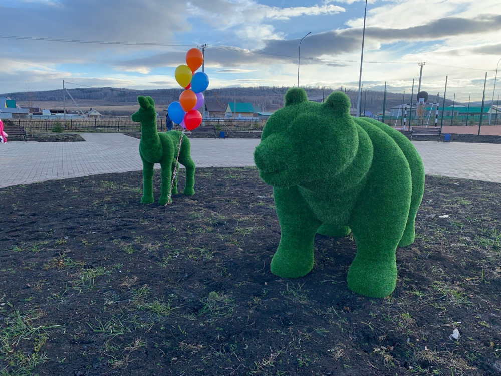 В башкирском селе открылся новый спортивный парк