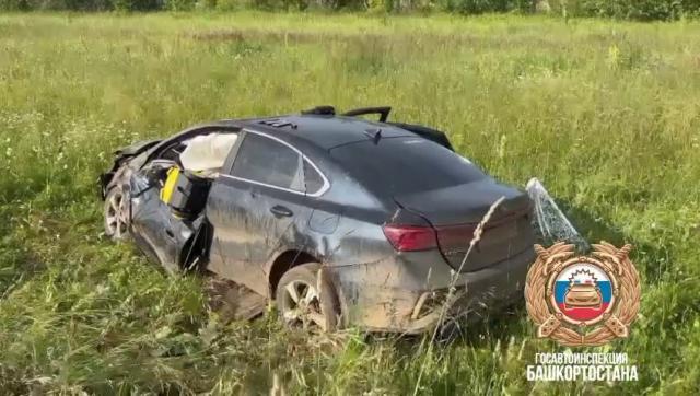 В Башкирии водитель погиб, влетев в препятствие на месте дорожных работ