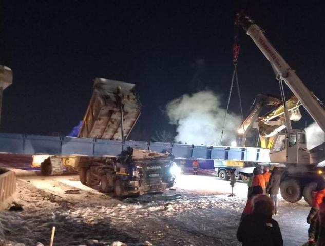 В Башкирии расследуют ДТП с грузовиком, который снес мост