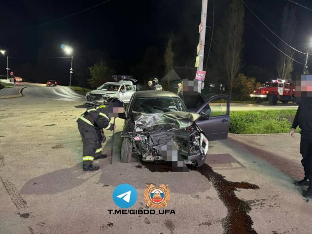Пьяный водитель без прав устроил ДТП с двумя пострадавшими в Уфе