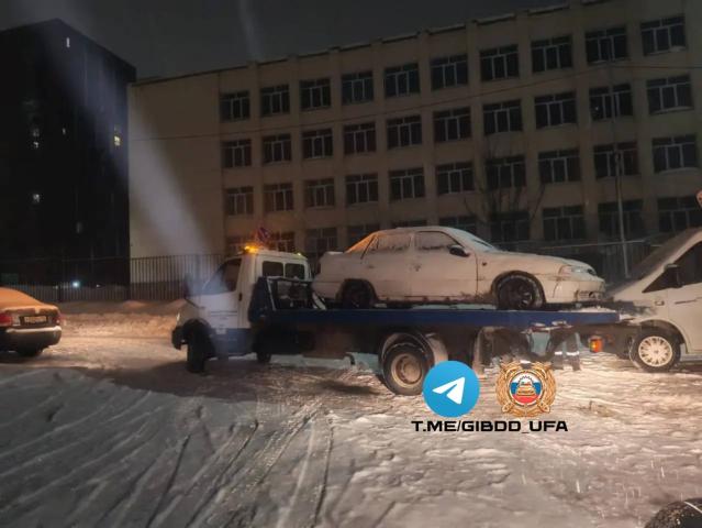 17-летнего парня поймали в Уфе за рулем иномарки
