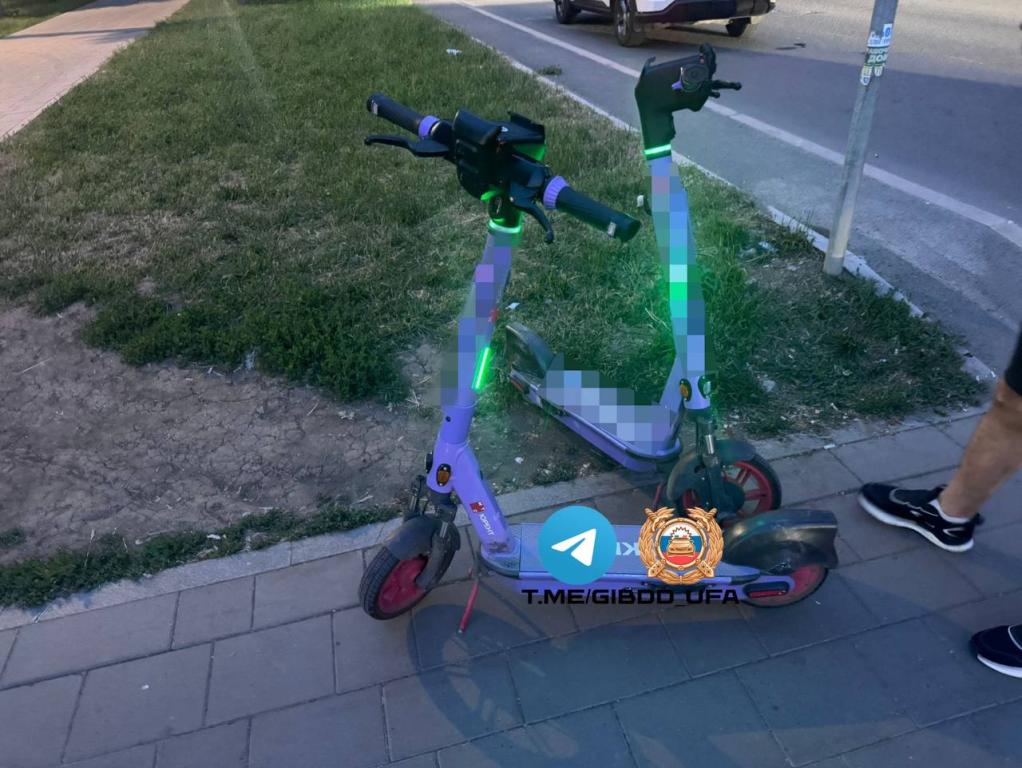 16-летняя девушка на самокате в Уфе попала под колеса иномарки