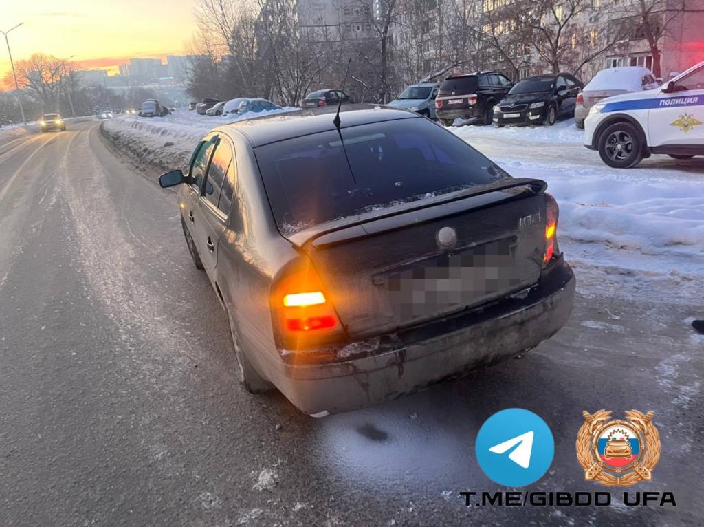 В Уфе иномарка сбила 9-летнюю школьницу