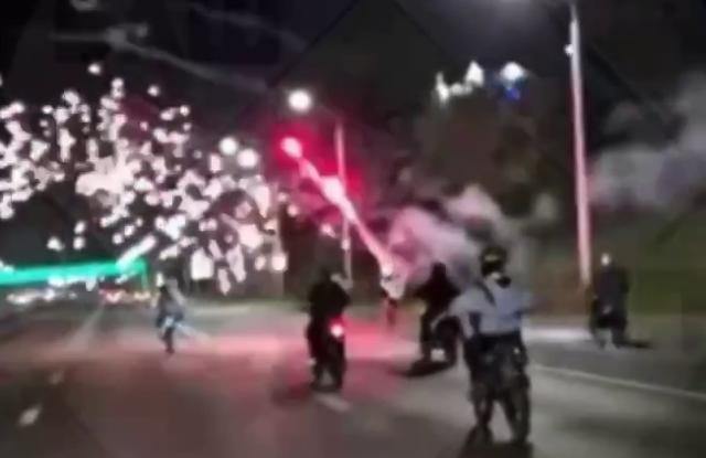 В Уфе ищут байкеров после ночного заезда с фейерверками