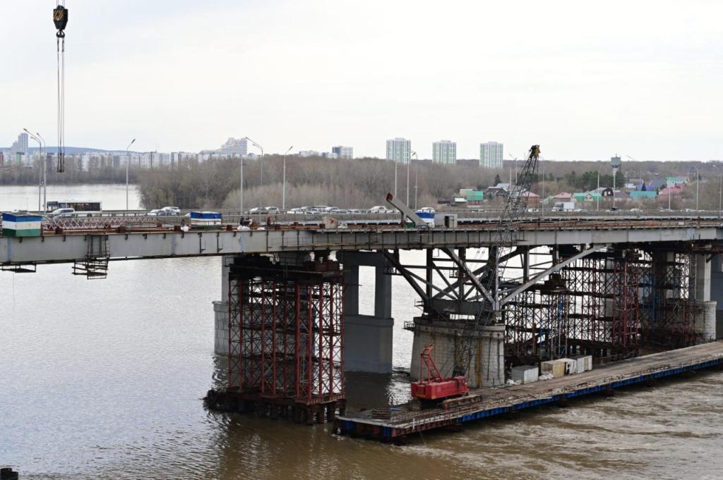Движение по арочному мосту в Уфе могут запустить в октябре