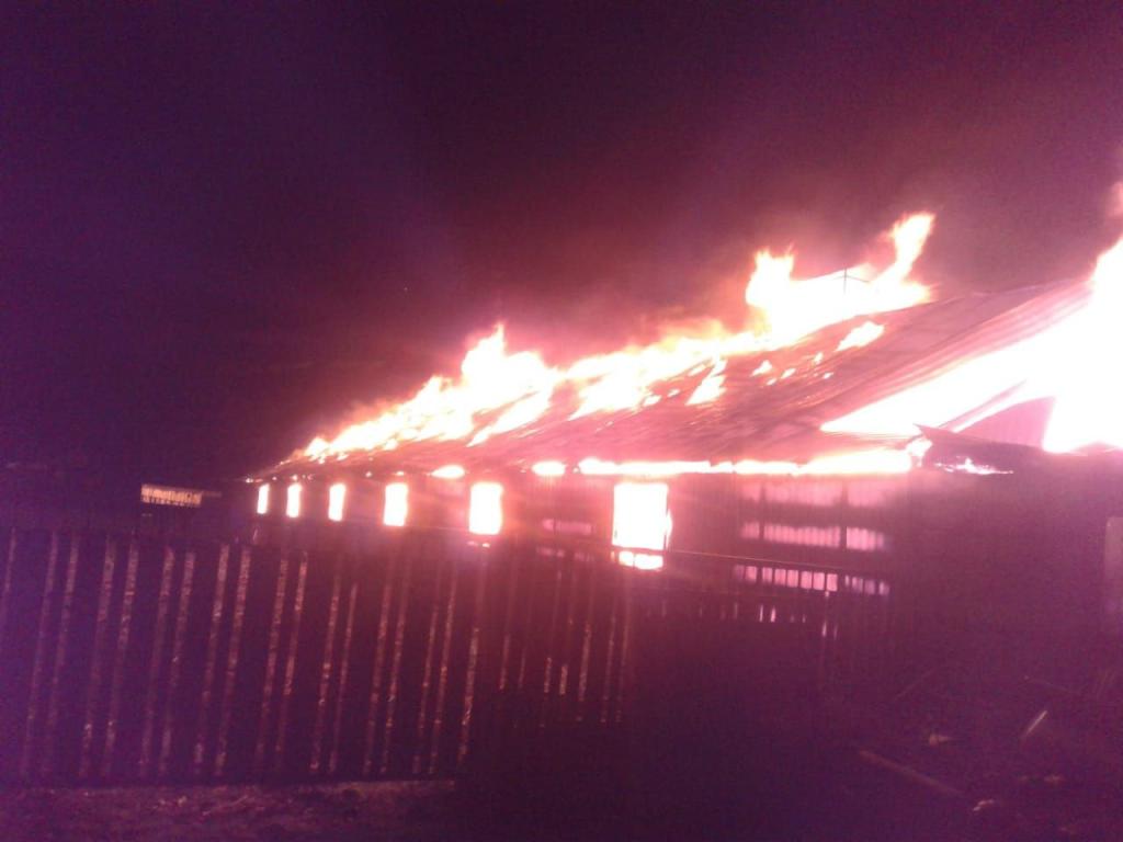 В Башкирии сгорел коровник с 60 животными