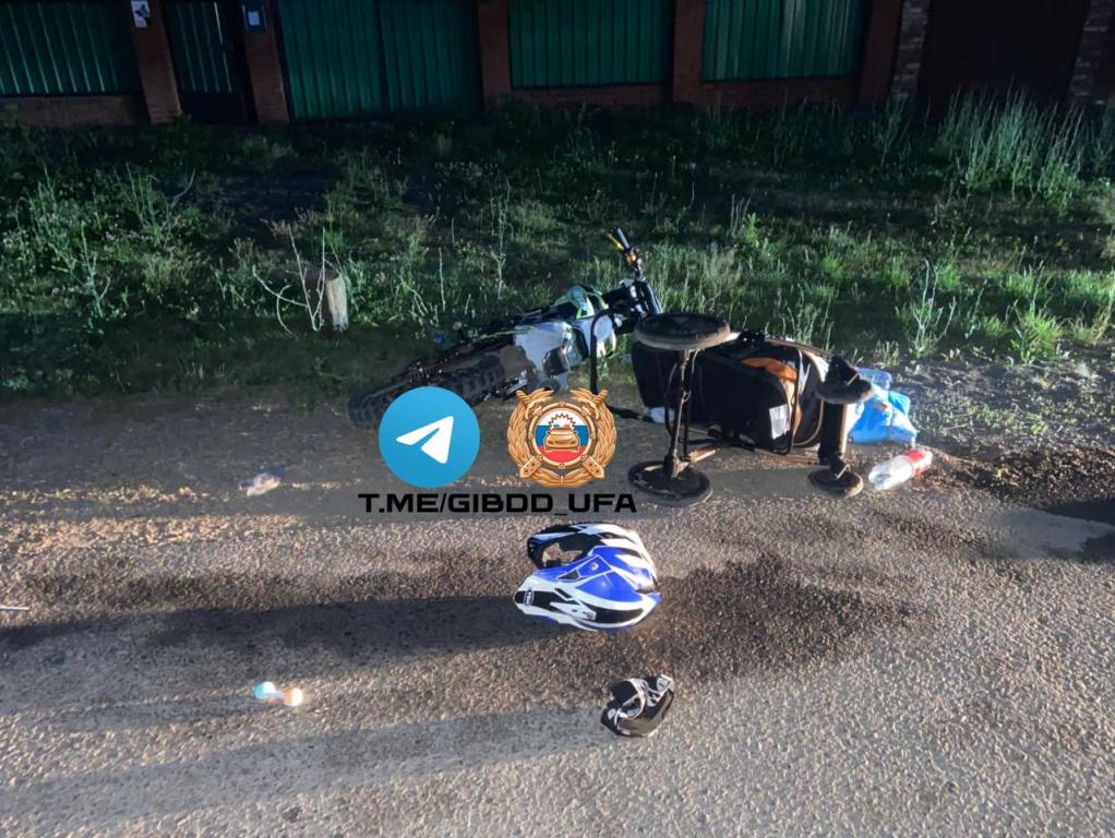 13-летний мальчик на мотоцикле в Уфе сбил школьника с коляской