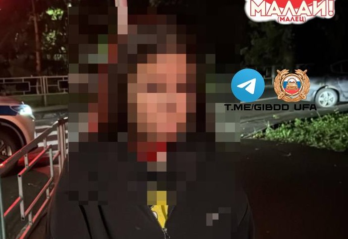 В Уфе 15-летняя школьница на иномарке врезалась в ограждение