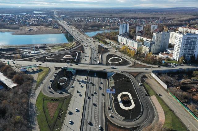 В Уфе открыли развязку на пересечении Заки Валиди и Салавата Юлаева