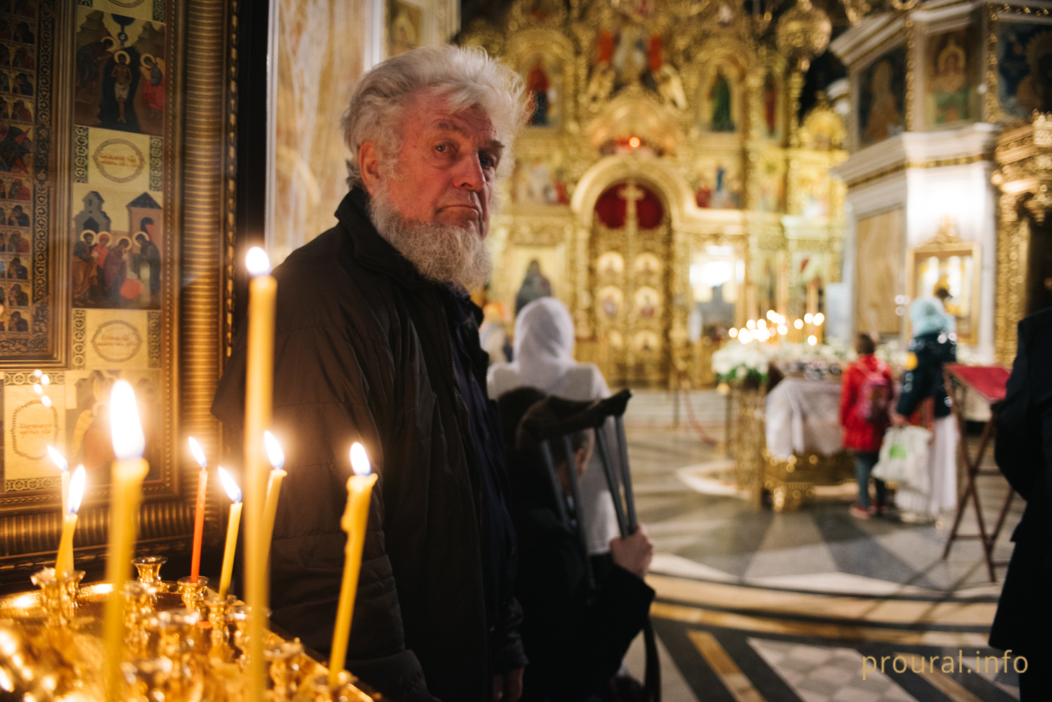 Фоторепортаж с праздничного богослужения в Уфе перед Святой Пасхой 